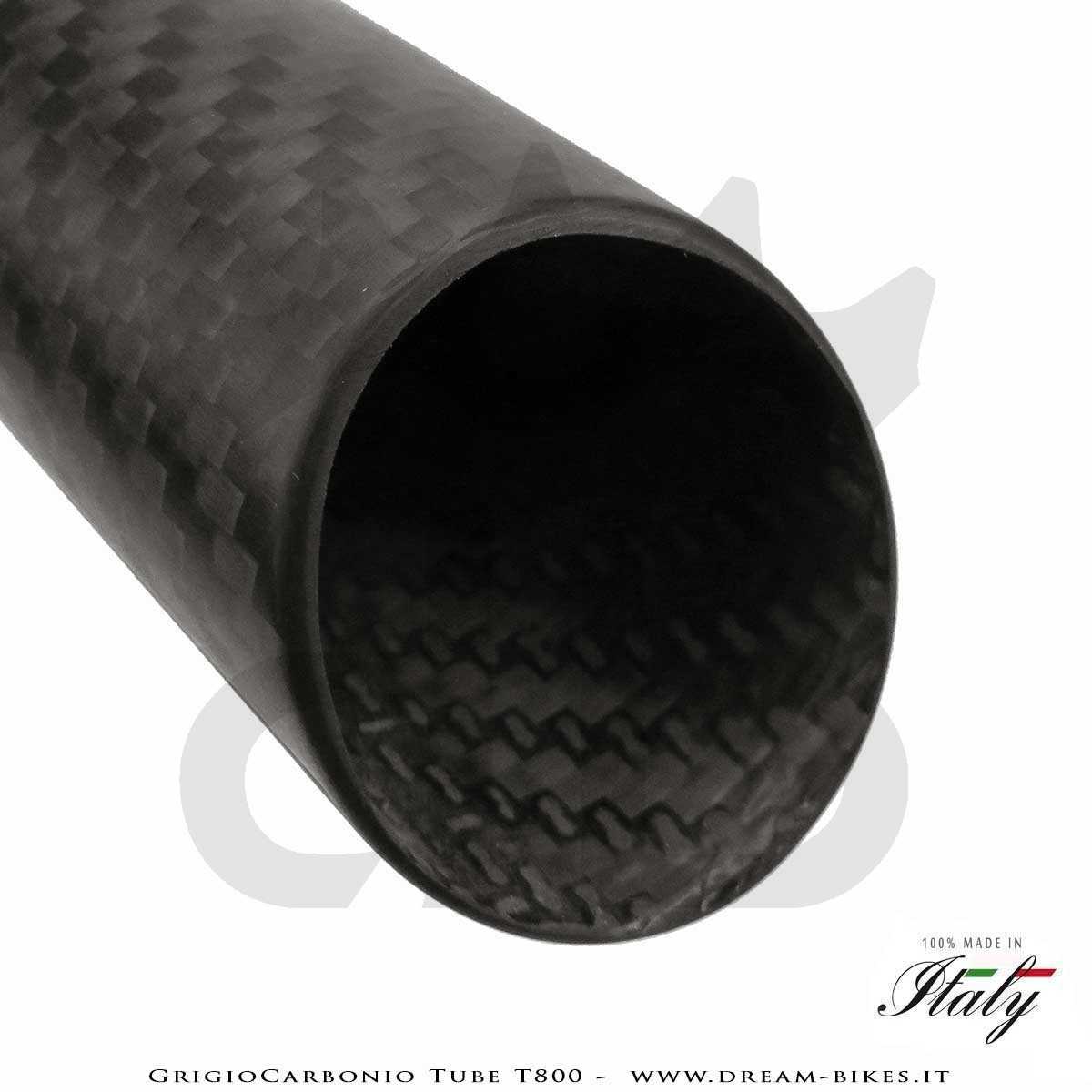 GrigioCarbonio Tube T800 Cannotto Reggisella Carbon Ultraleggero 3K o UD