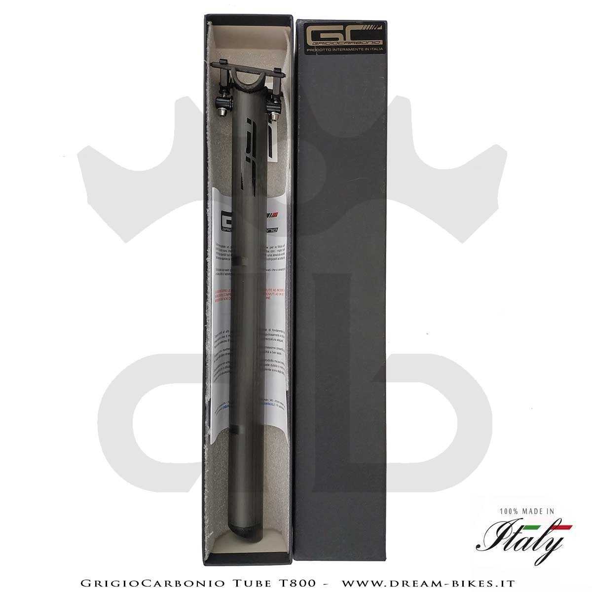 GrigioCarbonio Tube T800 Ultralight Carbon Seatpost 3K or UD