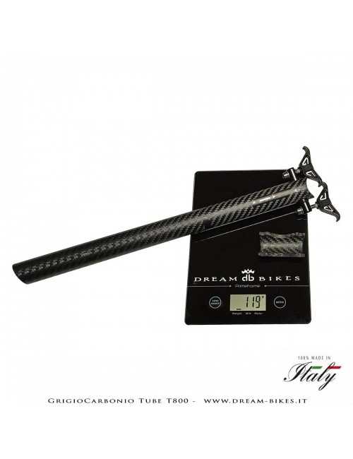 GrigioCarbonio Tube T800 Ultralight Carbon Seatpost 3K or UD