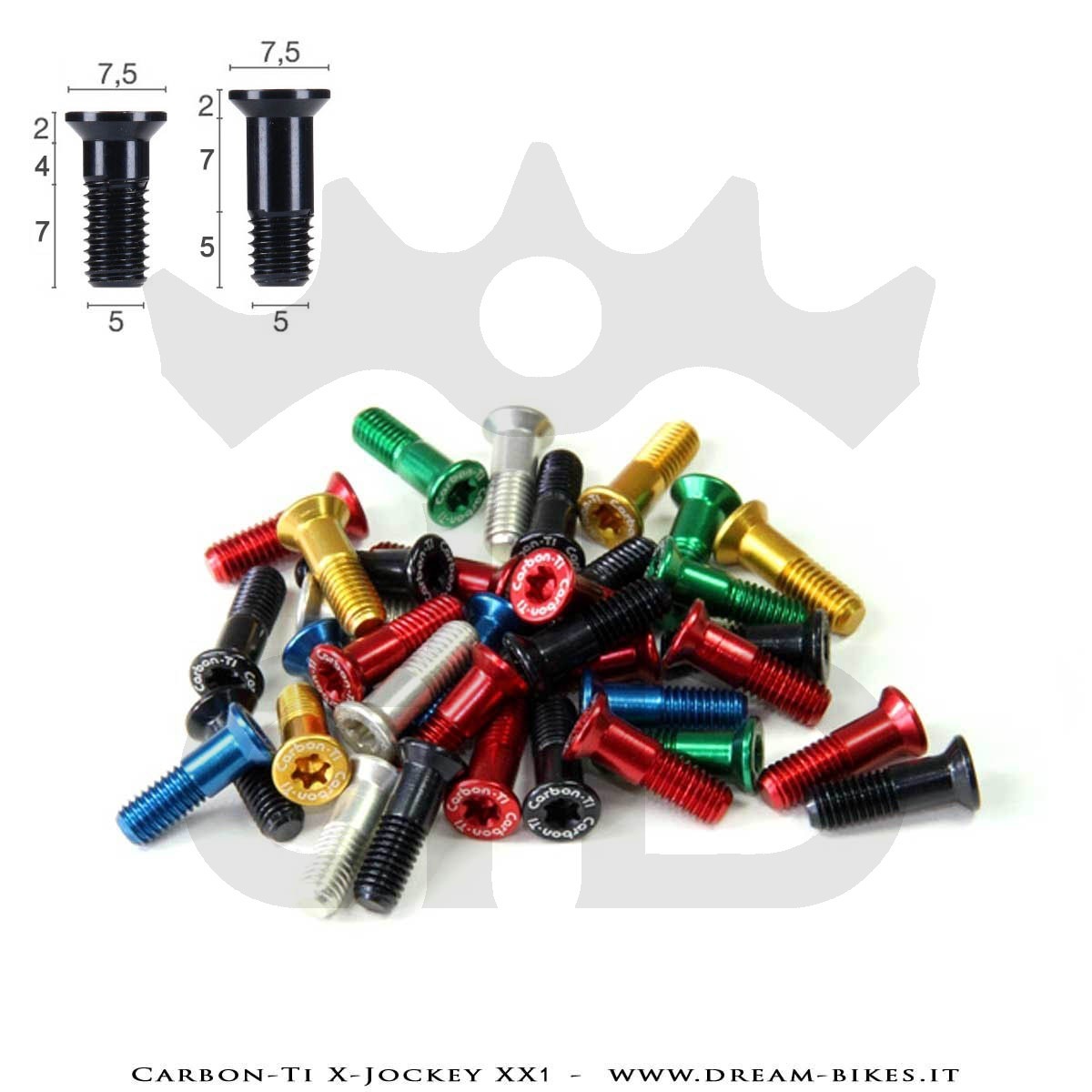 Carbon-Ti X-Jockey Viti Pulegge Cambio