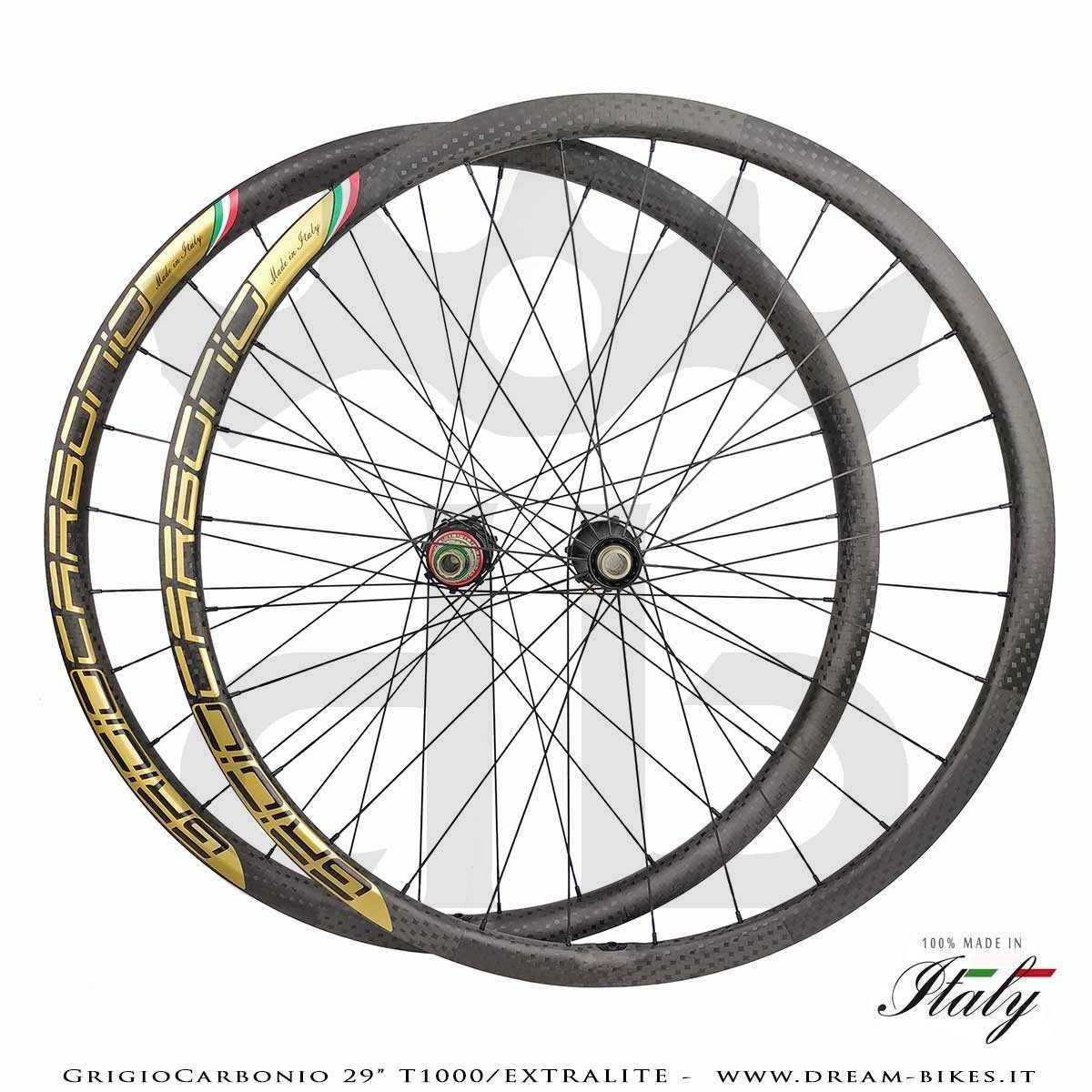 GrigioCarbonio Ruote 29" AS26 T1000 Extralite - 990 gr.
