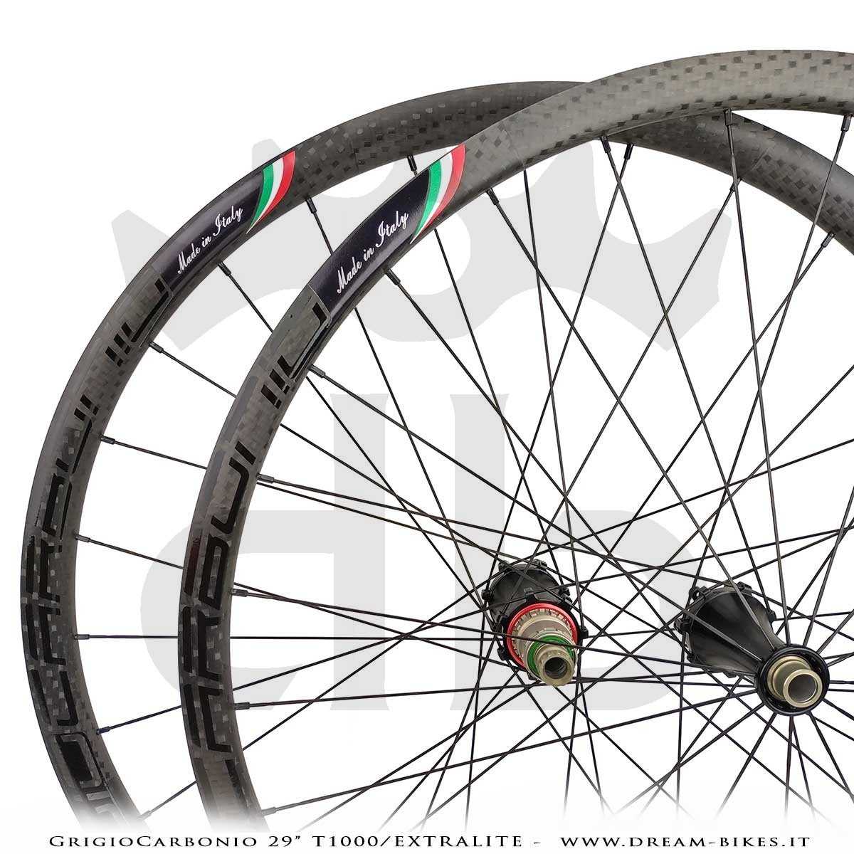 GrigioCarbonio Ruote 29" AS26 T1000 Extralite - 990 gr.
