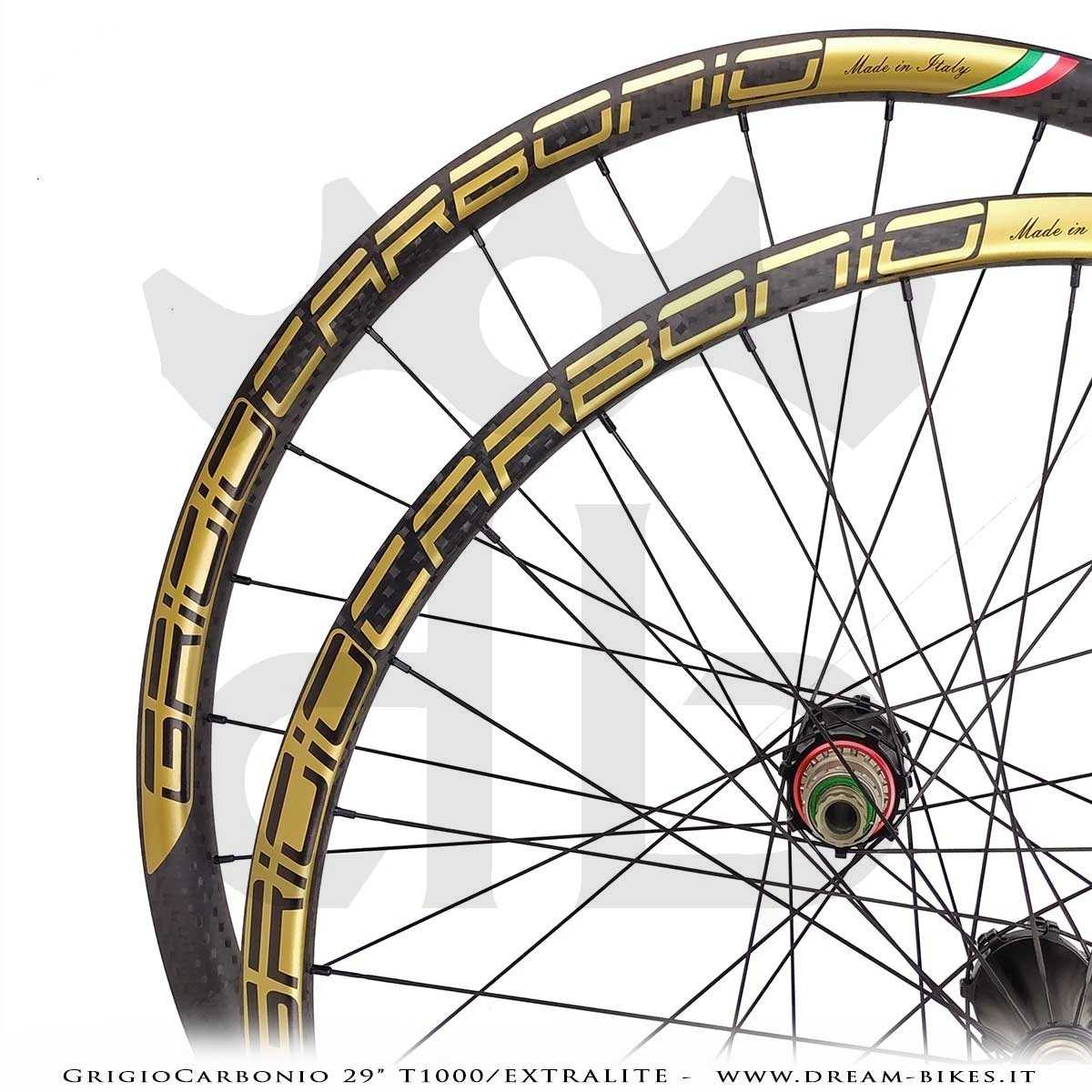GrigioCarbonio Ruote 29" AS26 T1000 Extralite - 990 gr.