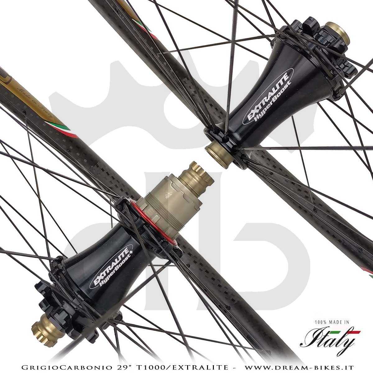 GrigioCarbonio Ruote 29" AS26 T1000 Extralite - 990 gr.