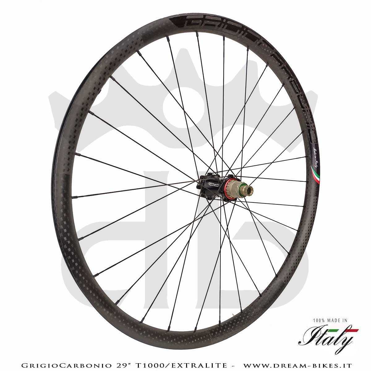 GrigioCarbonio Ruote 29" AS26 T1000 Extralite - 990 gr.