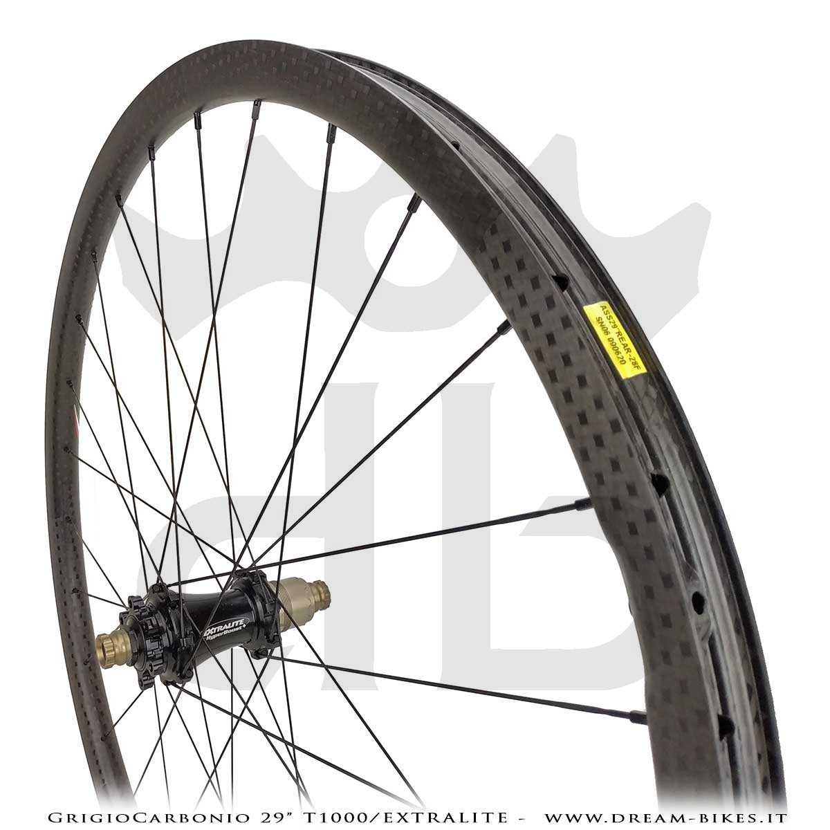 GrigioCarbonio Ruote 29" AS26 T1000 Extralite - 990 gr.