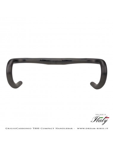 GrigioCarbonio Curva Manubrio Strada T800 Compact da 155 gr.