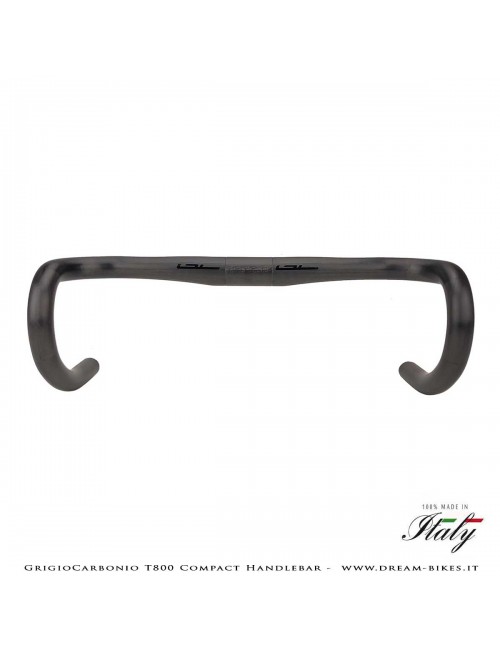 GrigioCarbonio Curva Manubrio Strada T800 Compact da 155 gr.