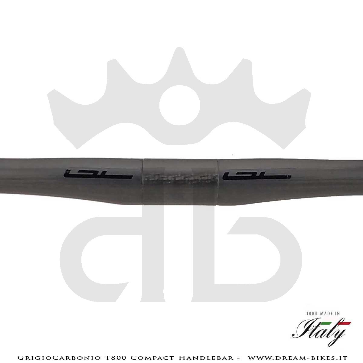 GrigioCarbonio T800 Carbon Road Compact Handlebar From 155 gr.