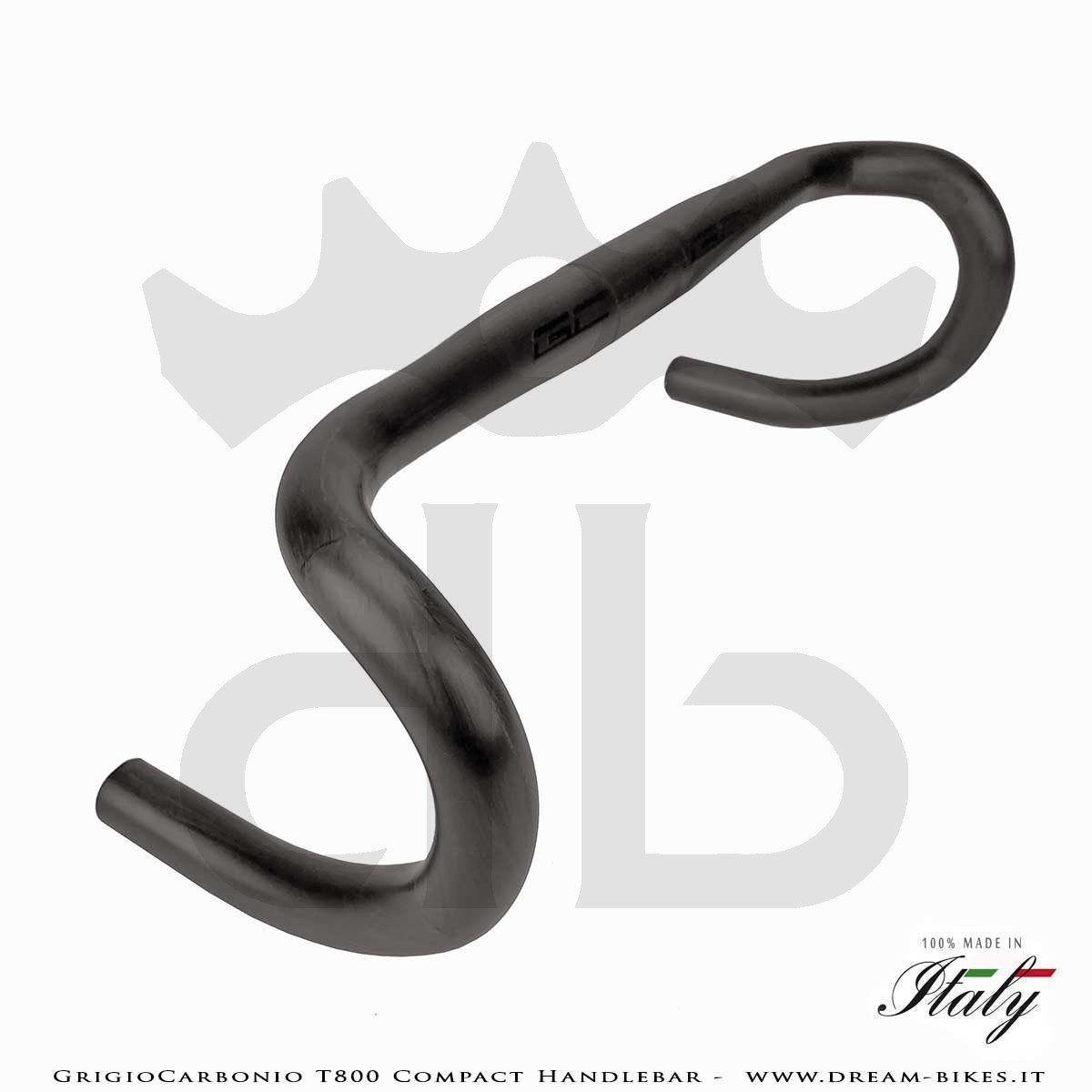 GrigioCarbonio T800 Carbon Road Compact Handlebar From 155 gr.