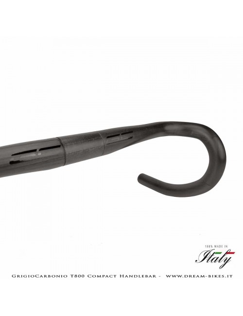 GrigioCarbonio T800 Carbon Road Compact Handlebar From 155 gr.
