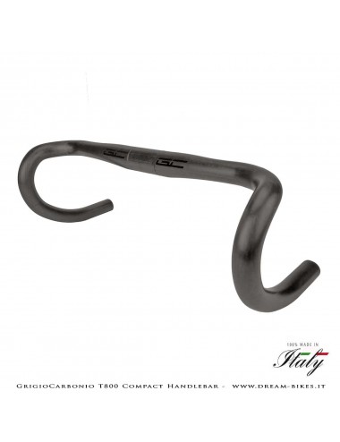 GrigioCarbonio Curva Manubrio Strada T800 Compact da 155 gr.
