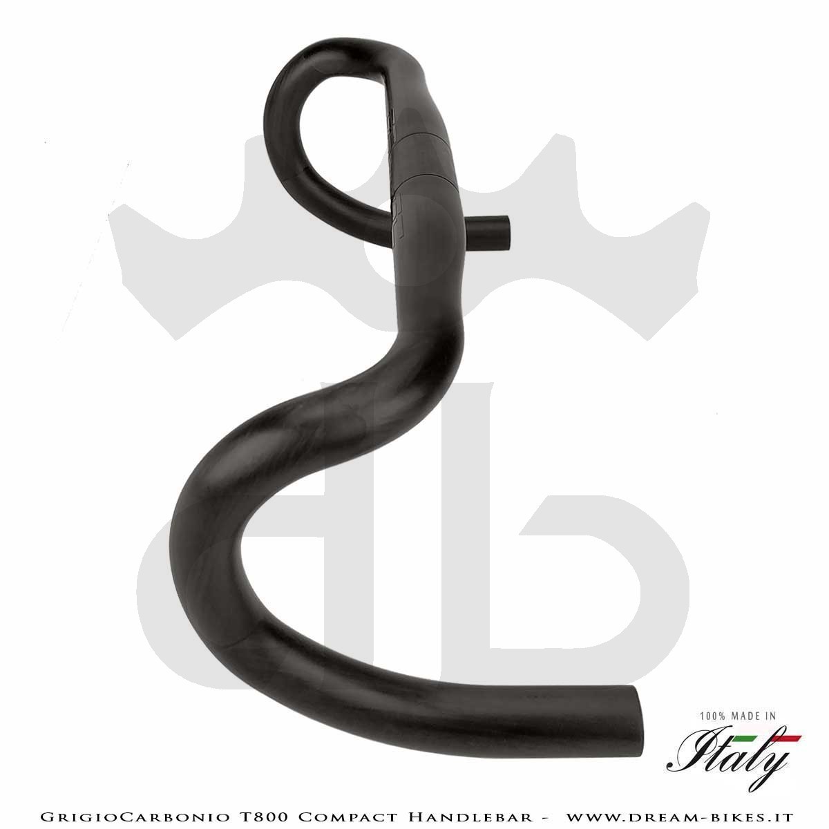 GrigioCarbonio T800 Carbon Road Compact Handlebar From 155 gr.