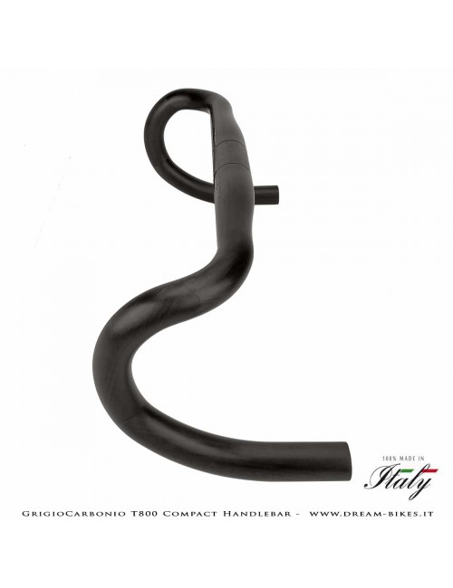 GrigioCarbonio T800 Carbon Road Compact Handlebar From 155 gr.