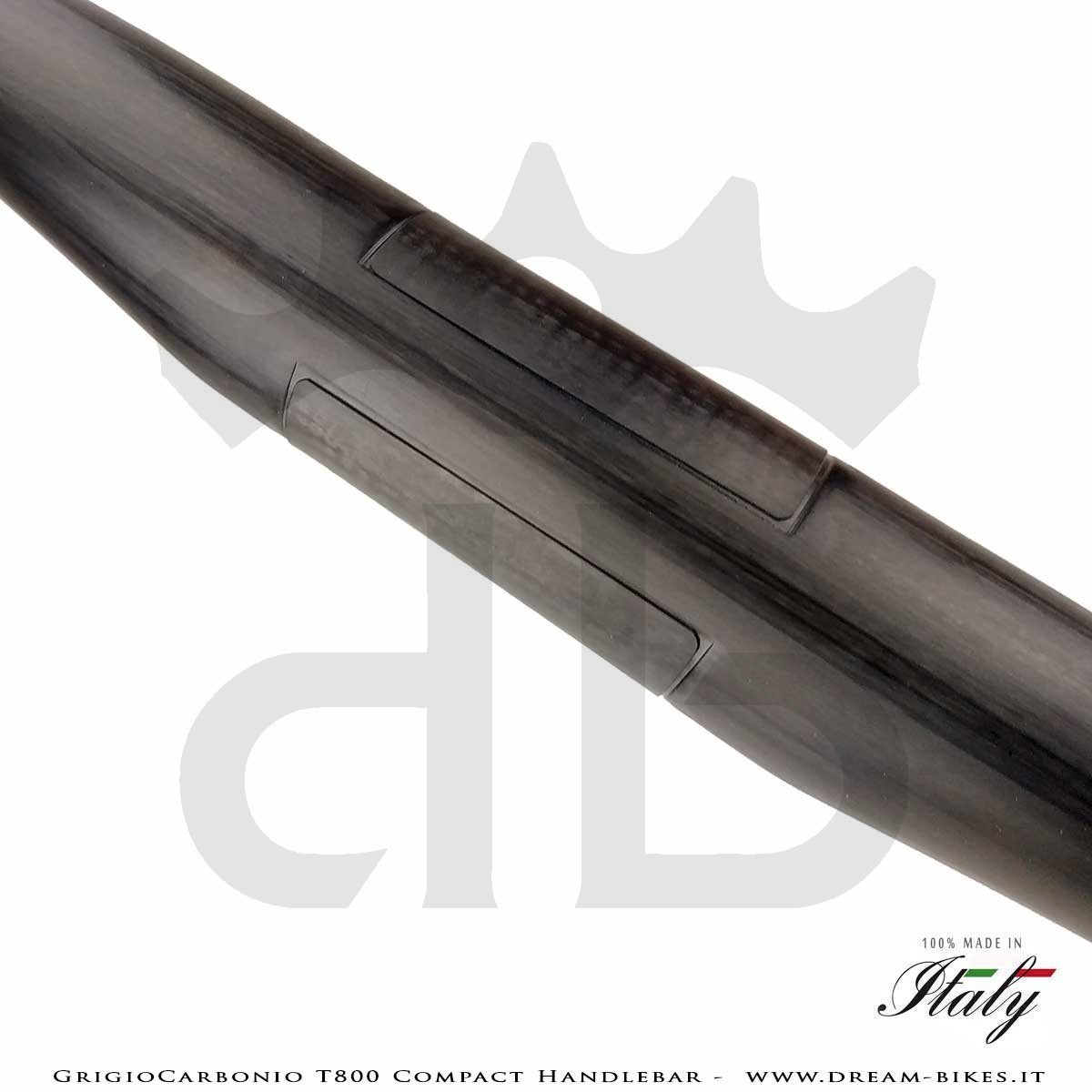 GrigioCarbonio T800 Carbon Road Compact Handlebar From 155 gr.
