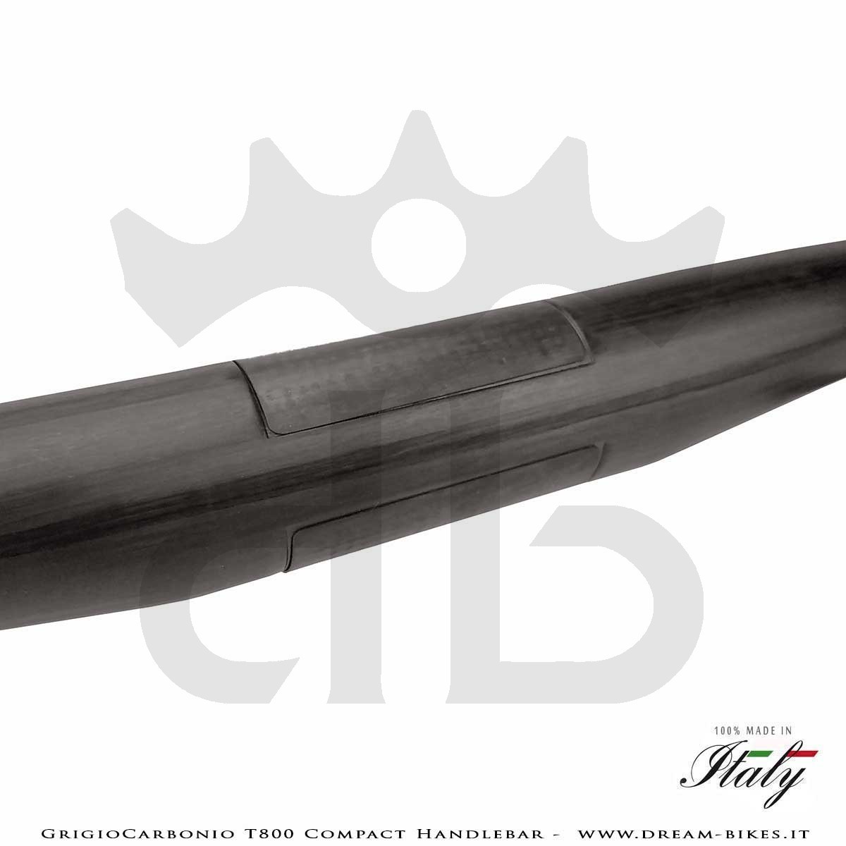 GrigioCarbonio T800 Carbon Road Compact Handlebar From 155 gr.