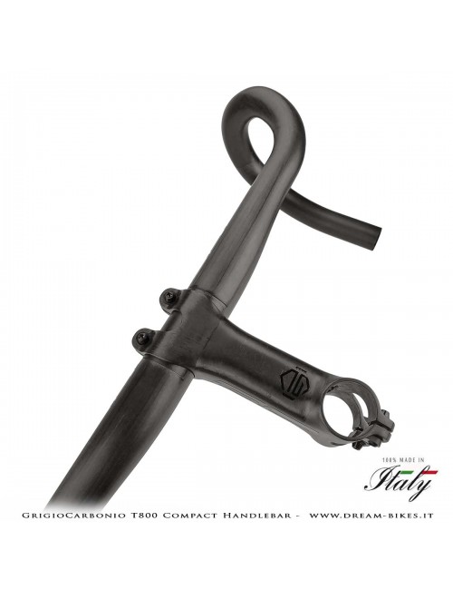 GrigioCarbonio T800 Carbon Road Compact Handlebar From 155 gr.