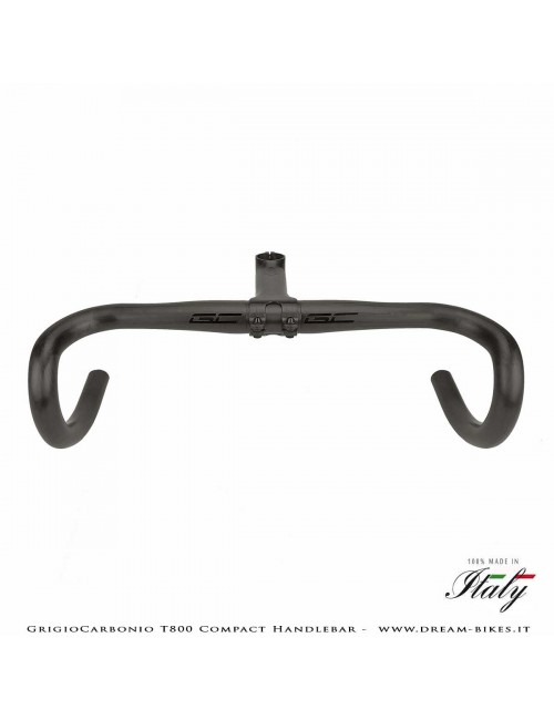 GrigioCarbonio Curva Manubrio Strada T800 Compact da 155 gr.