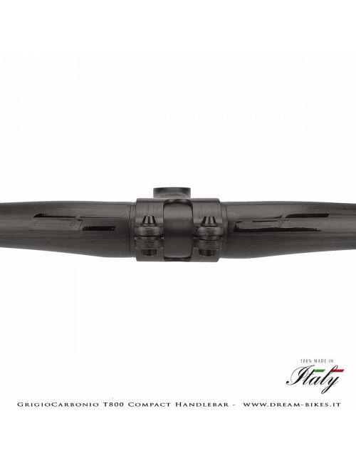 GrigioCarbonio Curva Manubrio Strada T800 Compact da 155 gr.