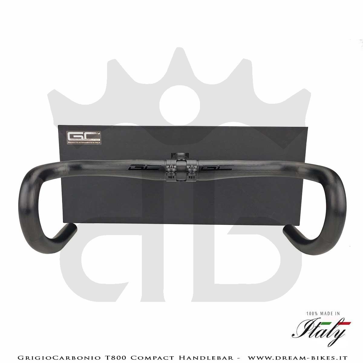 GrigioCarbonio T800 Carbon Road Compact Handlebar From 155 gr.