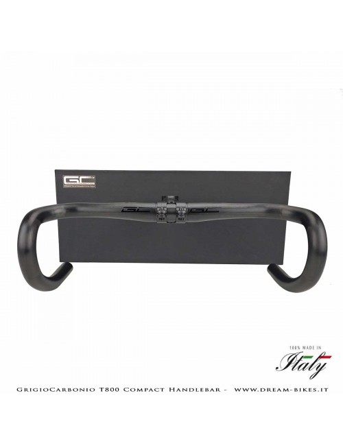 GrigioCarbonio Curva Manubrio Strada T800 Compact da 155 gr.
