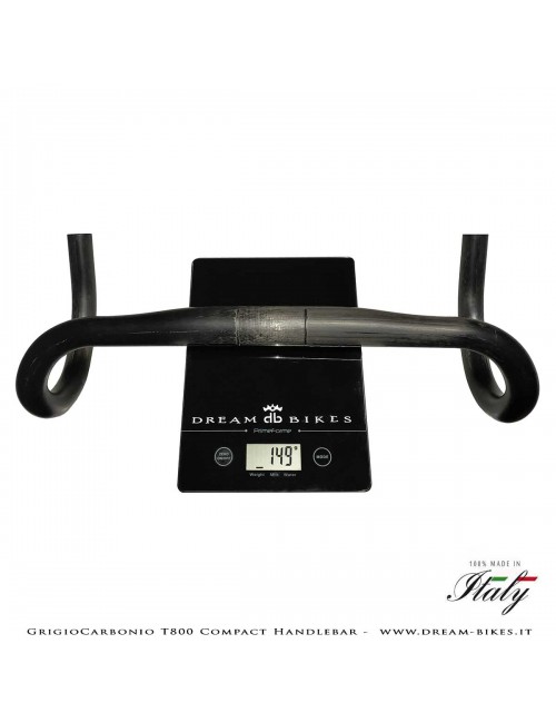 GrigioCarbonio T800 Carbon Road Compact Handlebar From 155 gr.