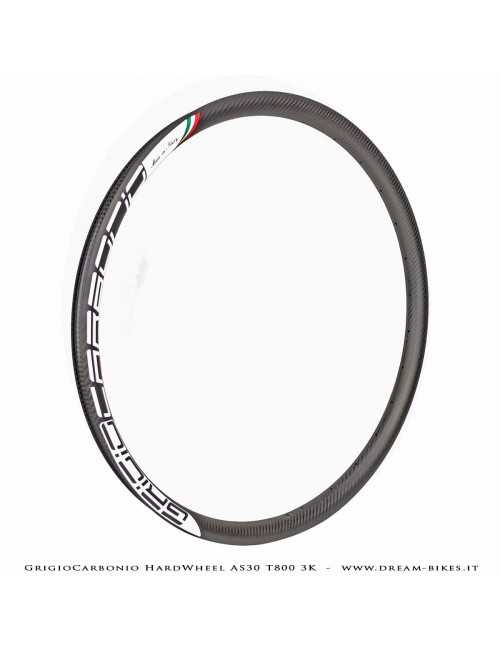 GrigioCarbonio HardWheel AS30 T800 3K Carbon 29" Clincher Rim 330 gr.