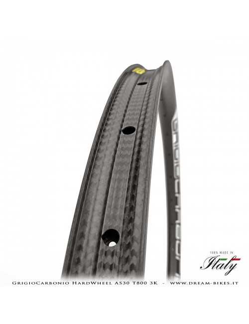 GrigioCarbonio HardWheel AS30 T800 3K Carbon 29" Clincher Rim 330 gr.