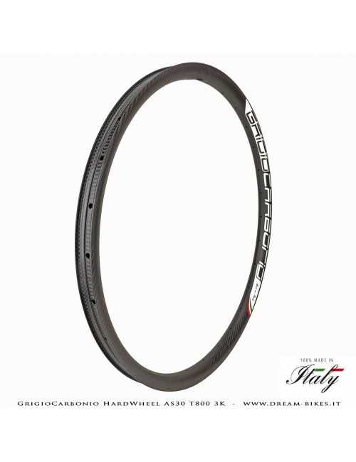 GrigioCarbonio HardWheel AS30 T800 3K Carbon 29" Clincher Rim 330 gr.