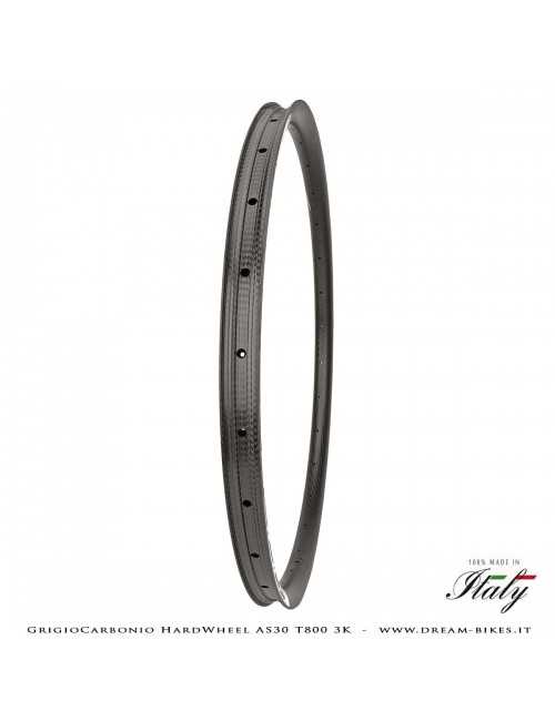 GrigioCarbonio HardWheel AS30 T800 3K Carbon 29" Clincher Rim 330 gr.
