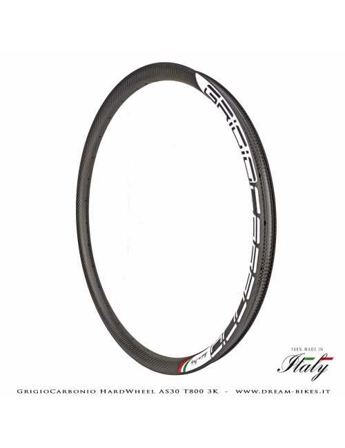 GrigioCarbonio HardWheel AS30 T800 3K Carbon 29" Clincher Rim 330 gr.