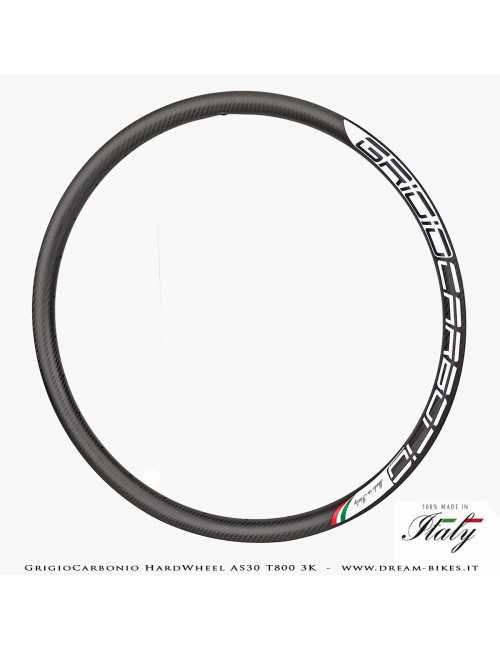 GrigioCarbonio HardWheel AS30 T800 3K Carbon 29" Clincher Rim 330 gr.