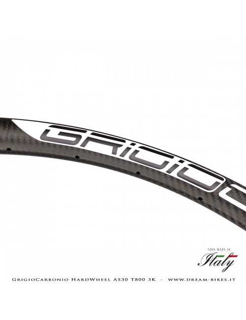 GrigioCarbonio HardWheel AS30 T800 3K Carbon 29" Clincher Rim 330 gr.