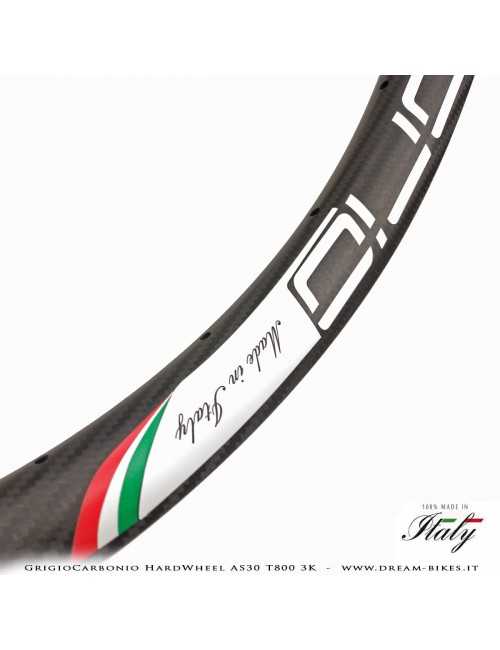 GrigioCarbonio HardWheel AS30 T800 3K Carbon 29" Clincher Rim 330 gr.