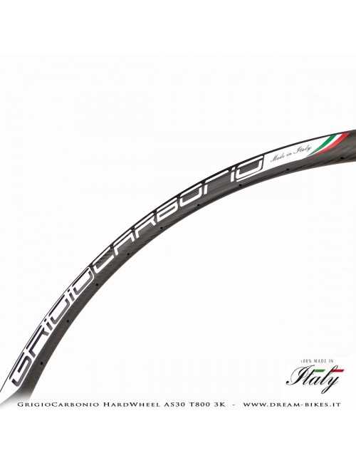 GrigioCarbonio HardWheel AS30 T800 3K Carbon 29" Clincher Rim 330 gr.