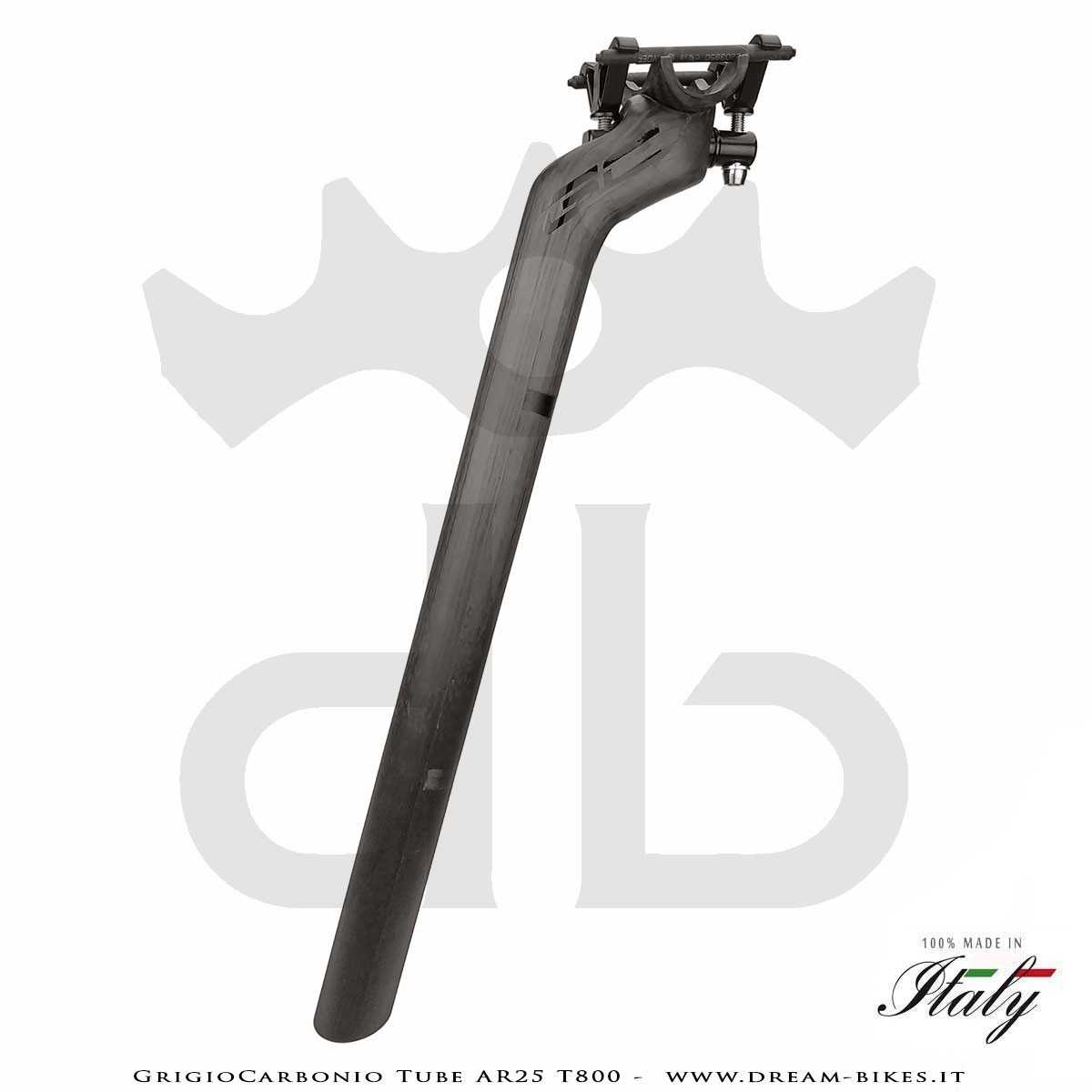 GrigioCarbonio Tube AR25 T800 Ultralight Carbon SetBack Seatpost 25 mm Offset