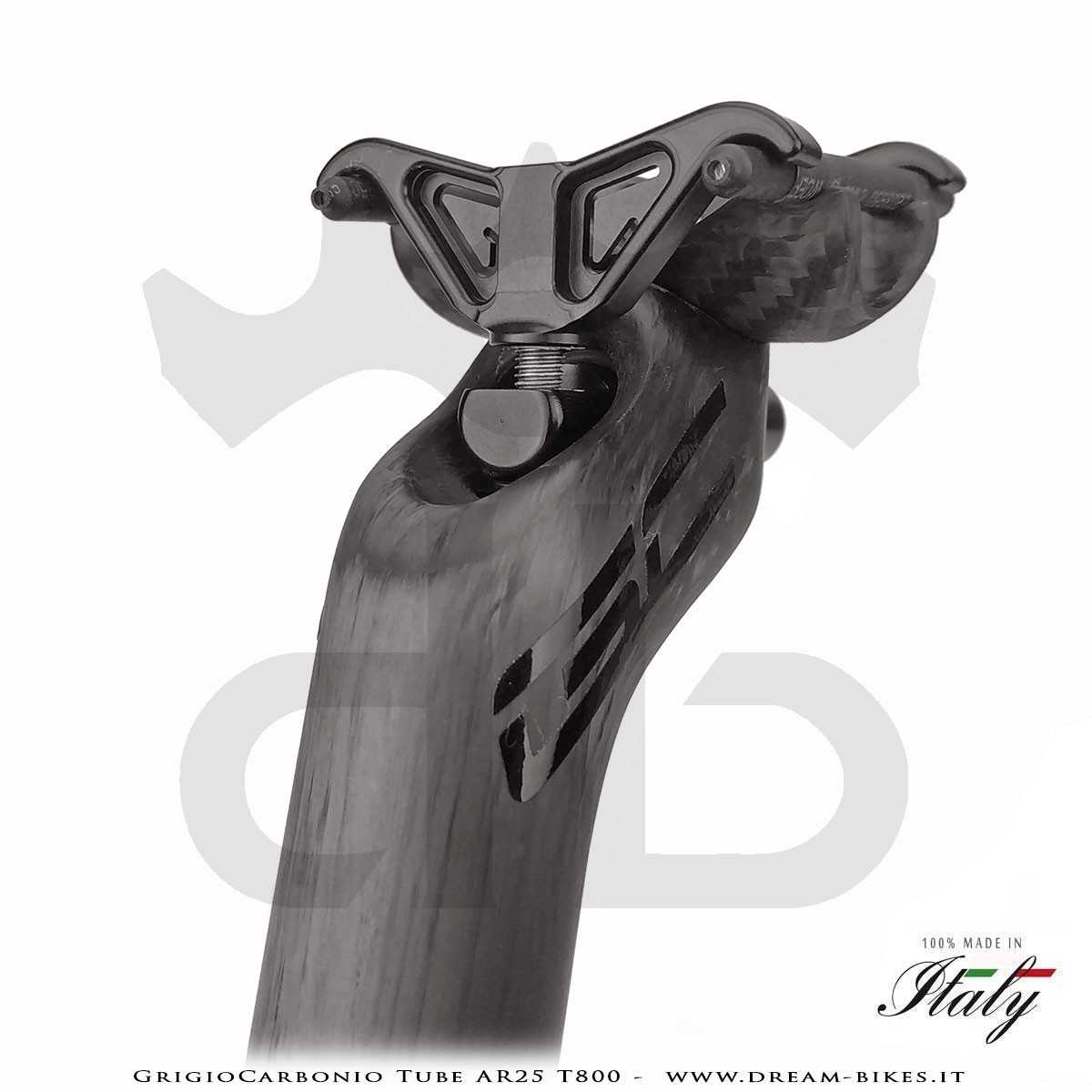 GrigioCarbonio Tube AR25 T800 Ultralight Carbon SetBack Seatpost 25 mm Offset