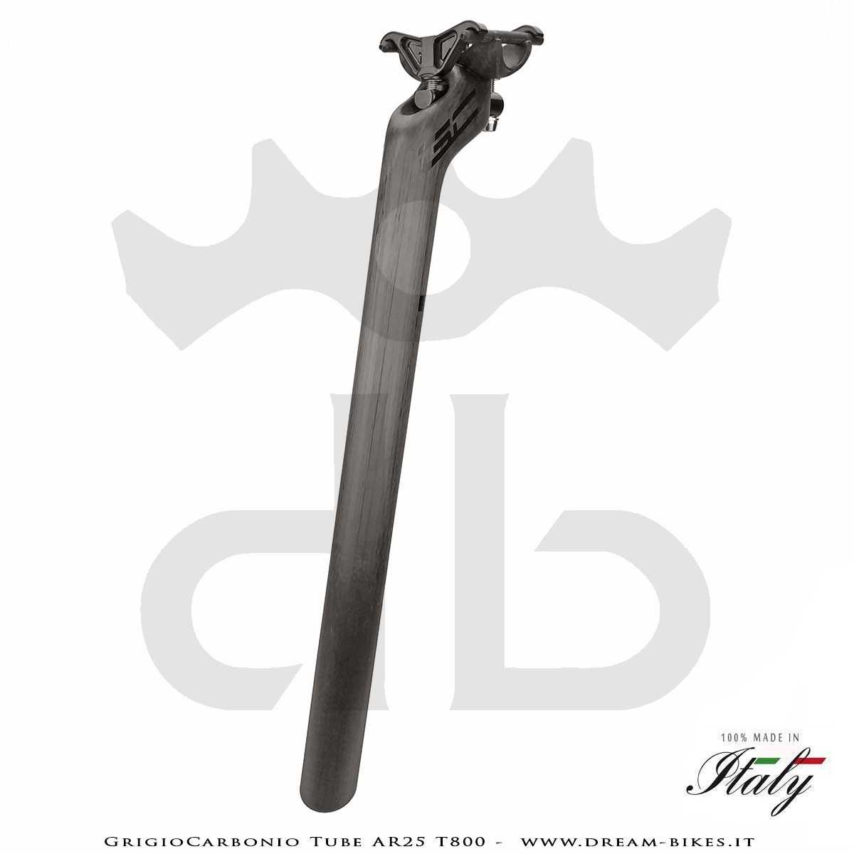 GrigioCarbonio Tube AR25 T800 Ultralight Carbon SetBack Seatpost 25 mm Offset