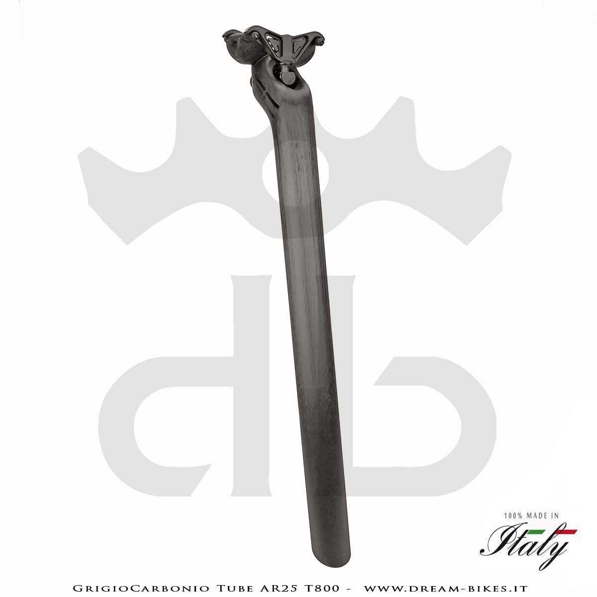 GrigioCarbonio Tube AR25 T800 Ultralight Carbon SetBack Seatpost 25 mm Offset