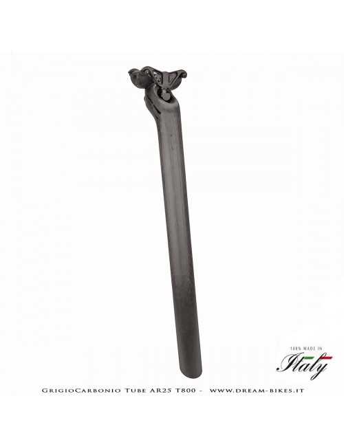 GrigioCarbonio Tube AR25 T800 Ultralight Carbon SetBack Seatpost 25 mm Offset