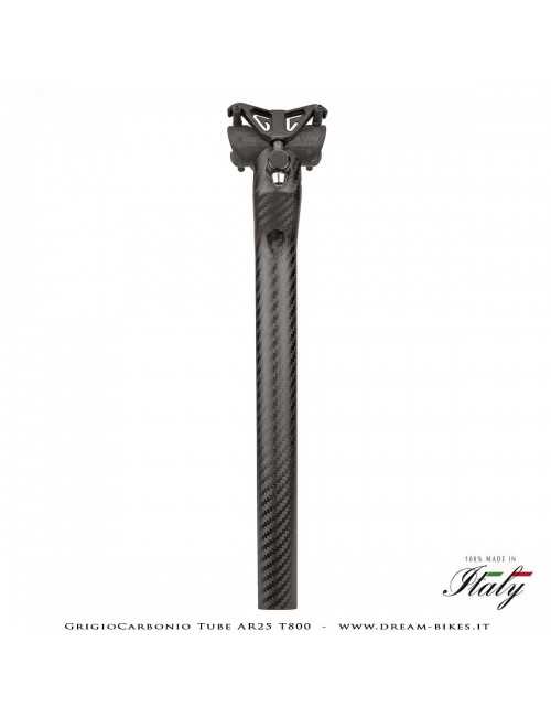 GrigioCarbonio Tube AR25 T800 Ultralight Carbon SetBack Seatpost 25 mm Offset