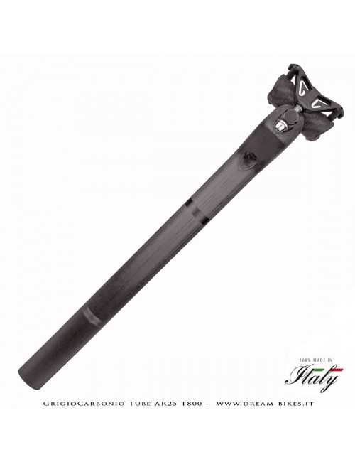GrigioCarbonio Tube AR25 T800 Ultralight Carbon SetBack Seatpost 25 mm Offset