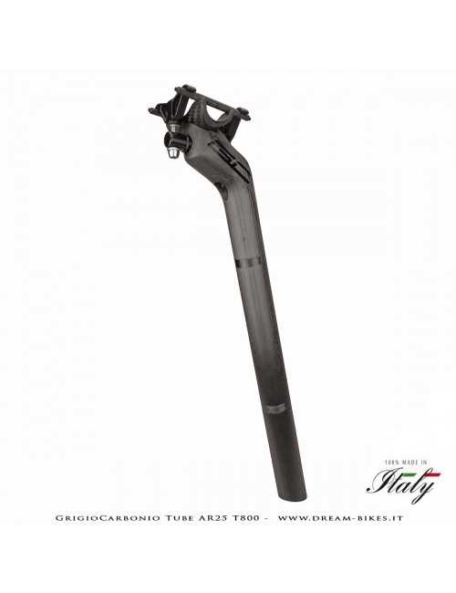GrigioCarbonio Tube AR25 T800 Ultralight Carbon SetBack Seatpost 25 mm Offset
