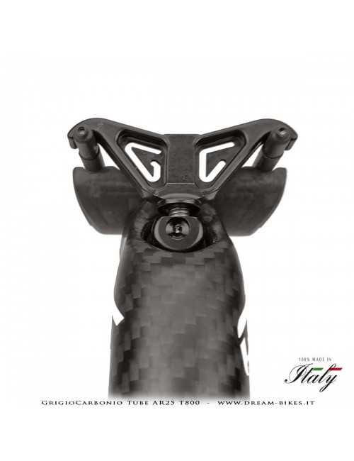 GrigioCarbonio Tube AR25 T800 Cannotto Reggisella Carbon Arretrato Offset 25 mm