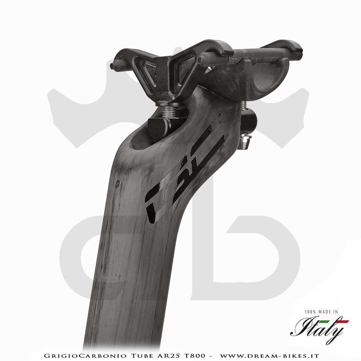 GrigioCarbonio Tube AR25 T800 Ultralight Carbon SetBack Seatpost 25 mm Offset