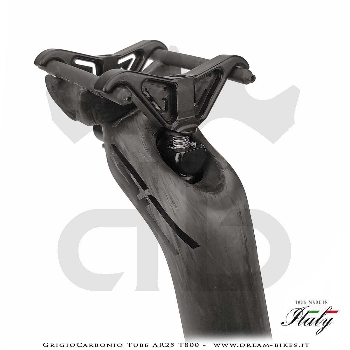 GrigioCarbonio Tube AR25 T800 Ultralight Carbon SetBack Seatpost 25 mm Offset