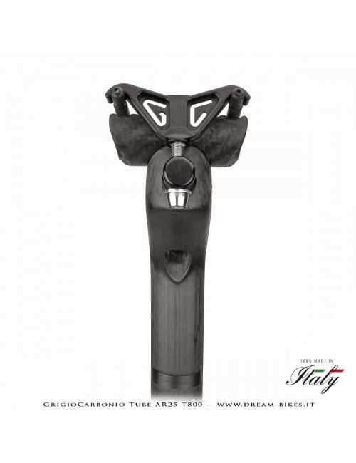 GrigioCarbonio Tube AR25 T800 Ultralight Carbon SetBack Seatpost 25 mm Offset