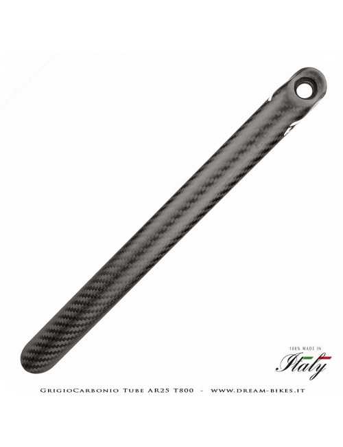 GrigioCarbonio Tube AR25 T800 Cannotto Reggisella Carbon Arretrato Offset 25 mm