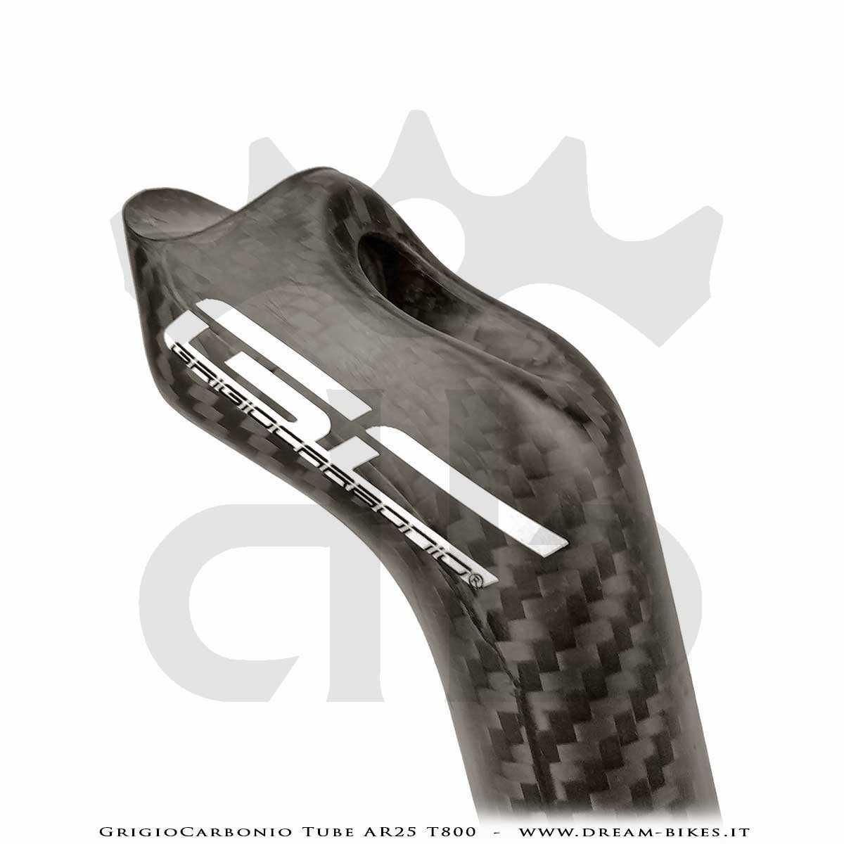 GrigioCarbonio Tube AR25 T800 Ultralight Carbon SetBack Seatpost 25 mm Offset