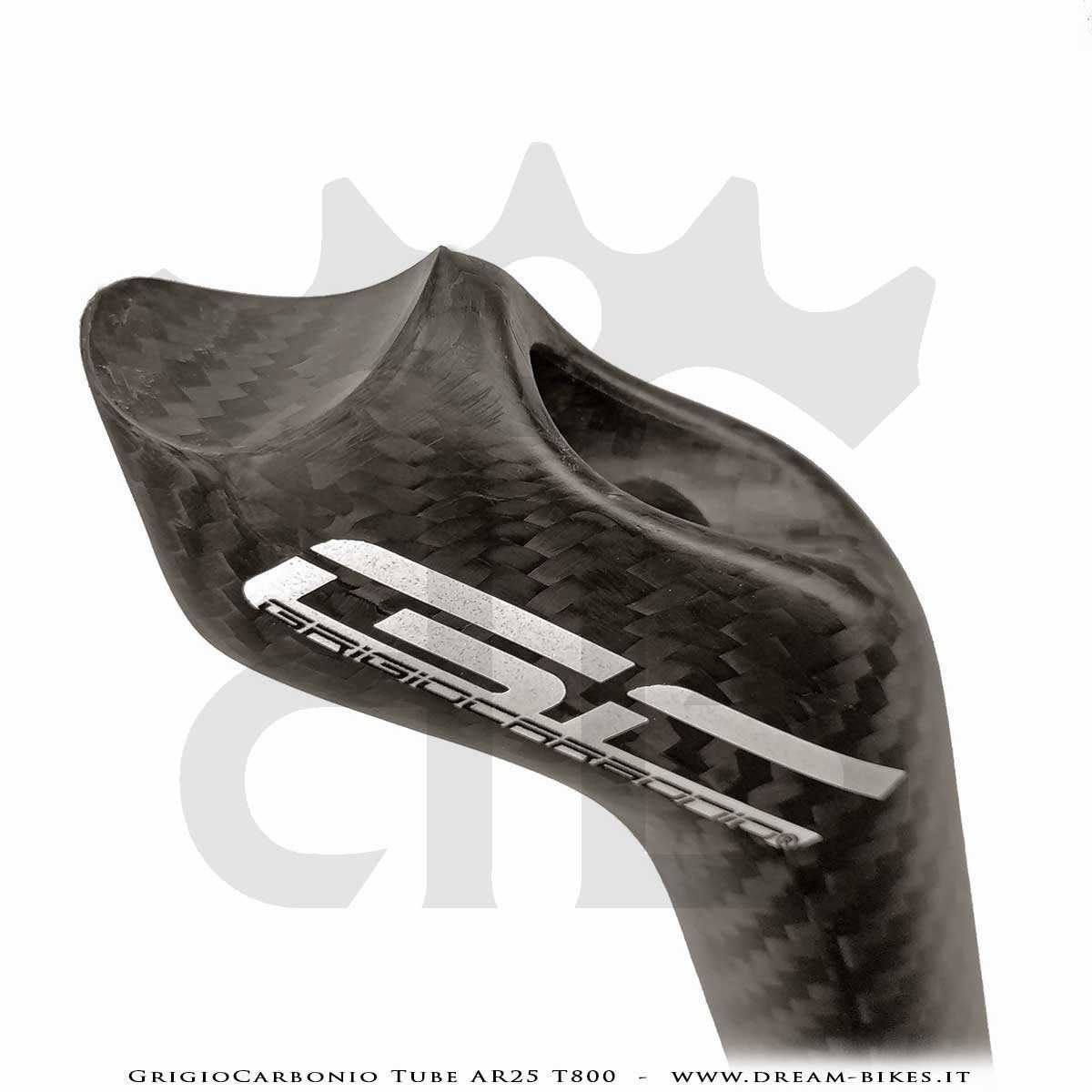 GrigioCarbonio Tube AR25 T800 Ultralight Carbon SetBack Seatpost 25 mm Offset